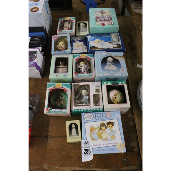 14-Precious Moments Collector Figurines - 14 X $