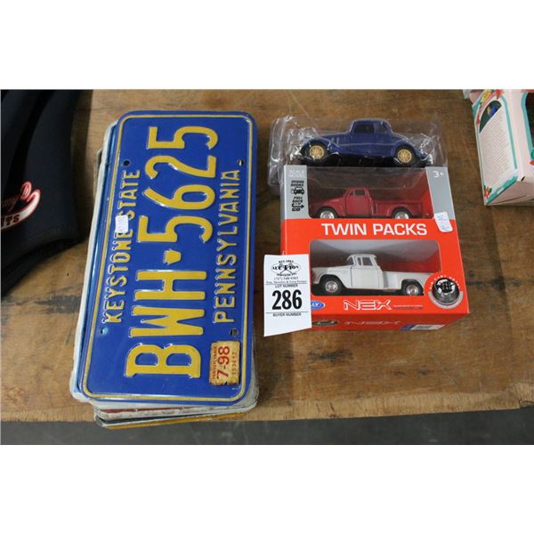 Die Cast Cars 3, Vintage License Plates