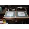 Image 1 : Small Framed Floral Wall Art - Pair