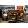 Image 1 : Jewelry Chest 5 w/Asst. Estate Jewelry, Flint Lighter