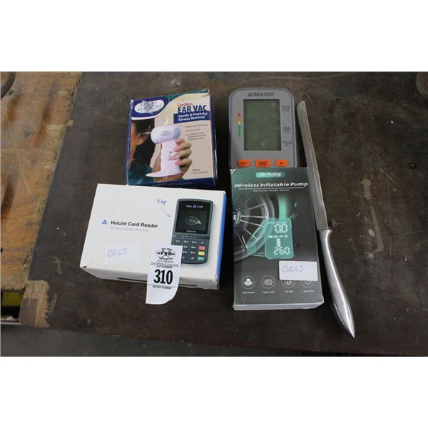 Wireless Inflatable Pump, Card Reader, Ear Vac