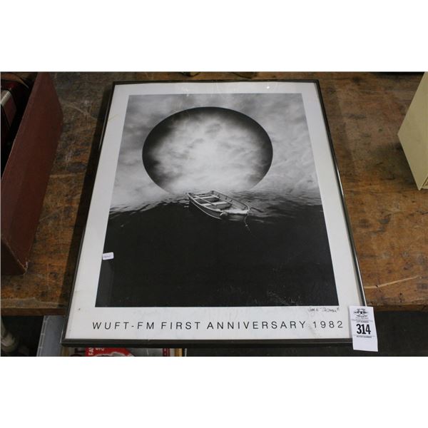 Framed Wuft FM Photo Signed Whitesman