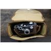 Image 3 : Vintage Camera, Accessories, Leather Bag