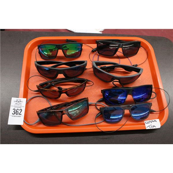 8-Costa Del Mar Sunglasses - 8 X $