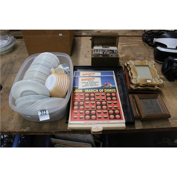 Asst. Photo Frames, Post Cards, Dishes, Mugs, March of Dimes