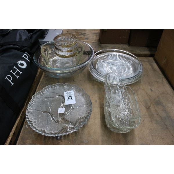 Asst. Glass Dishes, Bowls