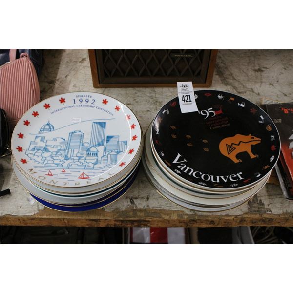 Asst. Souvenir Collector Plates
