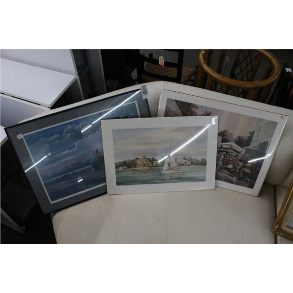 Framed/Unframed Tropical Wall Art - 3