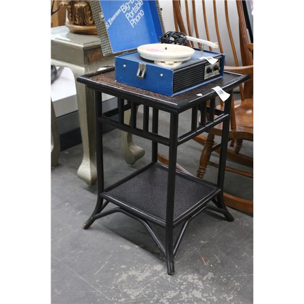 Rattan 2 Tier End Table
