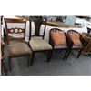 Image 2 : Cherry Spindleback Padded Side Chairs - Pair
