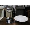 Image 1 : Vintage Vanity Set w/Alabaster Footed Bowl