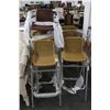 Image 1 : 8-Alum Wicker Seat Patio Bar Stools - 8 X $