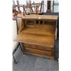 Image 1 : Mahogany Drop Front Desk - Some Scratches