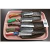 Image 1 : 5-Custom Knife w/Sheath - 5 X $