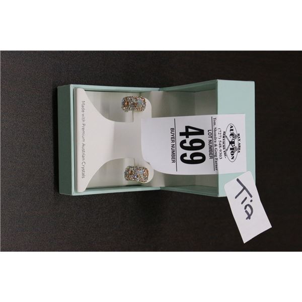 Austrian Crystal Earrings w/Box Sophia James