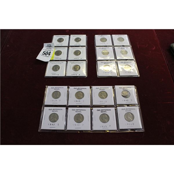 Uncirculated Jefferson Nickels - 20