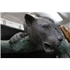 Image 3 : Bronze  40"  X  36"  Leopard On Tree Branch Statuary