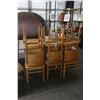 Image 1 : Light Oak Chairs - Set of 6