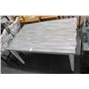 Image 2 : New Picked Fence Dining Table Grey/White