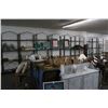 Image 2 : 18-Metal  9.5'  4 Shelf Merchandising Rack - Missing Some Glass - 18 X $