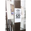 Image 4 : 18-Metal  9.5'  4 Shelf Merchandising Rack - Missing Some Glass - 18 X $