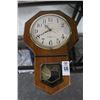 Image 1 : Ingraham Regulator Pendulum Wall Clock