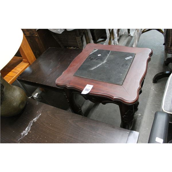 Cherry/Mocha End Tables - 2