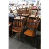 Image 1 : Mahogany Spindleback Dining Chairs - 7
