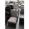 Image 1 : Marian Cloth Tufted Dining Chairs - Set of 4