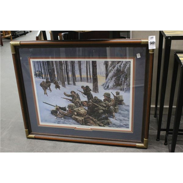 Military Wall Art The Desperate Hours - 24"  X  30"