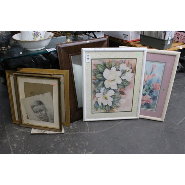Asst. Framed Wall Art, Posters, Mirror - 6