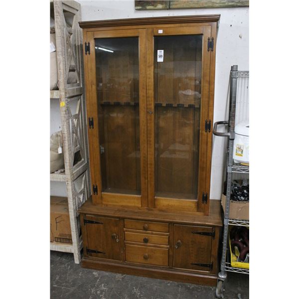 Maple Rifle Cabinet