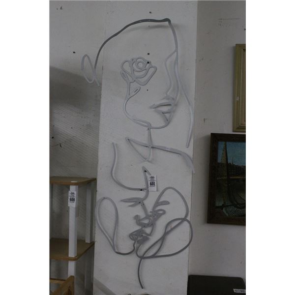 Contemporary Floral Metal Wall Art - 2