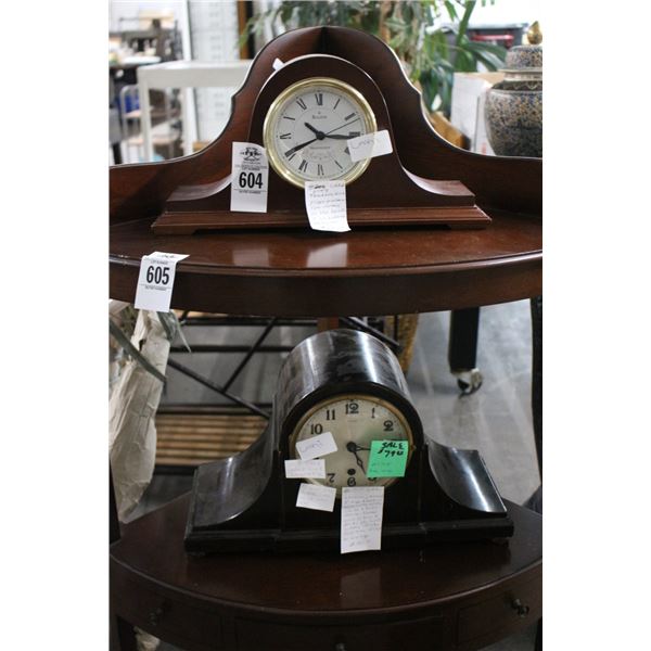 Bulova/Other Mantle Clocks - 2
