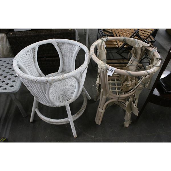 Rattan Table Bases - No Tops - 2