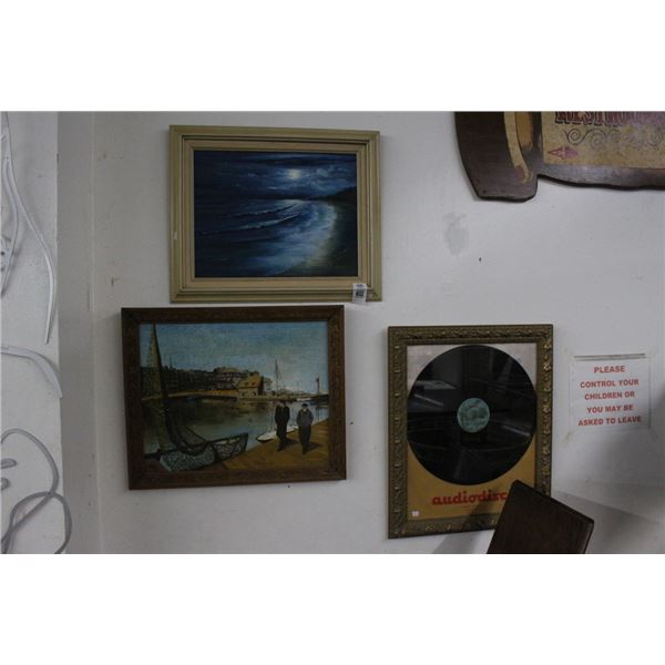 Framed Album Beach Scene, Waterfront Pictures - 3