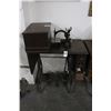 Image 1 : Antique Cast Base Sewing Machine Worktable