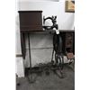 Image 2 : Antique Cast Base Sewing Machine Worktable
