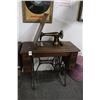 Image 1 : Vintage Singer Cast Base Sewing Machine Worktable