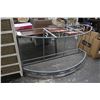 Image 2 : Metal Dolphin Motif Patio Hall Table - Missing Glass