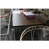 Image 3 : Live Edge Cut Large Metal Base Dining Table