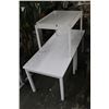 Image 1 : Short White Worktables - 3