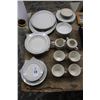 Image 1 : Lenox Grey Floral Trim China