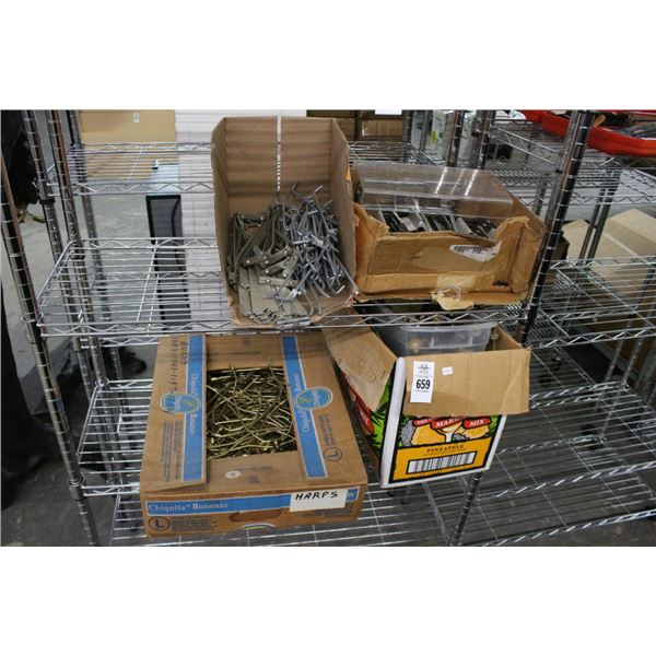 Lamp Frames, Merchandising Rack Hardware on Rack