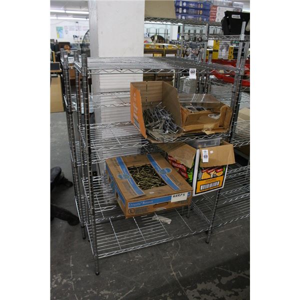 Metro Wire Storage Racks - Pair