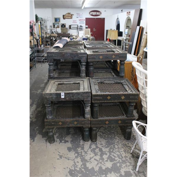 22-Ornate Distressed End Table - Missing Glass Tops - 22 X $