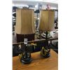 Image 1 : Cast Claw Stick Lamps Pair, Nautical Motif