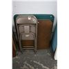 Image 1 : Folding Card Tables  4  w/2 Chairs
