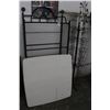 Image 1 : Black Peg Board Merchandising Rack, Square Folding Table/Other, Bed Frames/Supports