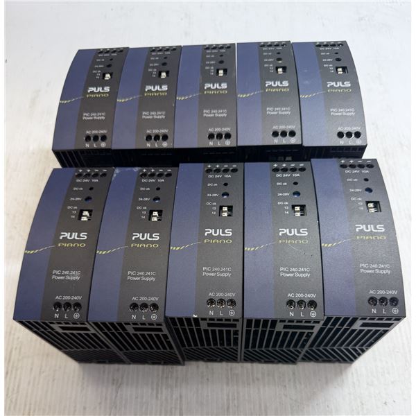 Lot of (10) Puls #PIC240.241C Power Supplies
